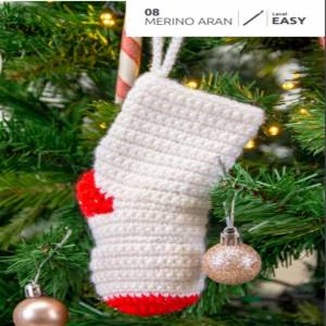 Calcetin Navideño Merino Aran